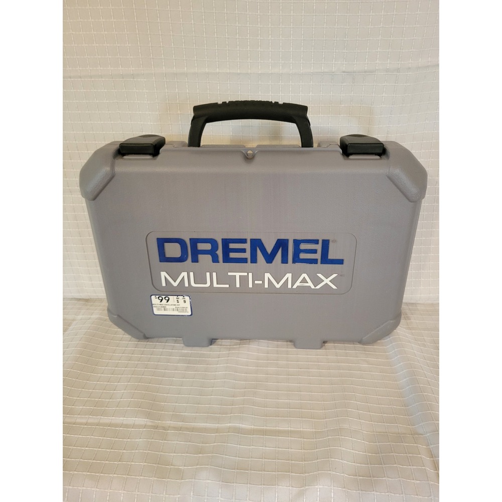 Dremel Multi-Max Hard Plastic Storage Carrying Case Gray Tool Box Organizer